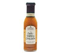 Stonewall Kitchen Garlic Rosemary Citrus Sauce, 330 ml mild, fresh and fruity BBQ sauce with an exotic touch, excellent with fish and seafood