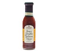 Stonewall Kitchen Honey Sriracha Sauce, 330 ml medium-hot, smoky-sweet BBQ sauce, excellent with ribs, poultry, kebab skewers or simply for dipping