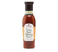 Stonewall Kitchen Smoky Peach Whiskey Sauce, 330 ml slightly hot, smoky, fruity-spicy BBQ sauce, wonderful for chicken and even salads
