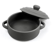 Stoneware Brie Cheese Baking Dish and Warmer with Lid - Oven Safe - Great for Charcuterie Board and Grazing Table Accessories - Perfect for Camembert, Baked Brie, Fondue, Dip - Oven Safe Ceramic Crock