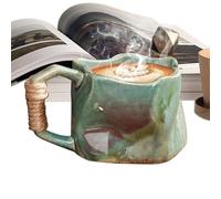 Stoneware Coffee Cups - 250ml Handmade Ceramic Mugs Irregular Shape Pottery Tassess Aesthetic Water Mug | Coffee Mug, Tea, Juice, Milk, Creative Modern Design, Safe, For Feast, Coffee Cup, Tea