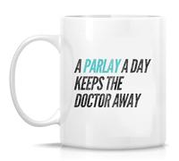 Stoneware Coffee Mug A Parlay A Day Gambling Sports Betting Stylish Coffee Cup Coloured Hot Drink Cup for Kitchen Hot Brew Latte