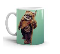 Stoneware Coffee Mug Jittery Little Thing Low Poly Ewok Classic Tea Mugs Modern Ceramic Drinkware for Friends Hot Brew Anniversary