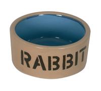 Stoneware rabbit bowl Zolux