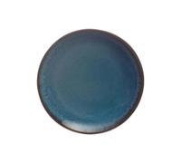 Stoneware Side Plate Blue Reactive Glazed Serving Dish Kitchen Crockery 20.5cm