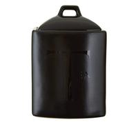 Stoneware Tea Canister | Black Text