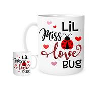 Stoneys Badges 11OZ Lil Miss Love Bug Mug for Tea or Coffee