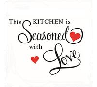 Stonges Kitchen Wall Stickers DIY Wallpaper Wall Art Decor for Kitchen Dining Room Fridge Restaurant Decor