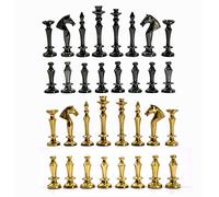 StonKraft 2.75" King Height - Collector Edition Brass Chess Pieces Pawn Chessmen Figure Figurine Pieces Coins - Appropriate Wooden & Stone Chess Boards available separately by StonKraft Brand
