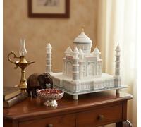 StonKraft 9" Indian Souvenir Collectible Handicraft Marble Taj Mahal/Tajmahal Replica Model