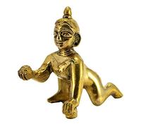 StonKraft Brass Krishna Laddu Gopal Kanha Makhan Chor (Laddu Gopal)