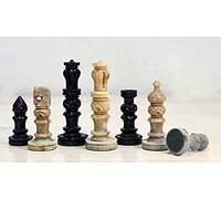 StonKraft Natural Stone Chess Pieces, 3" King