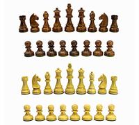 StonKraft Staunton Wooden Chess Pieces 9.5cm King Height Collector's Edition