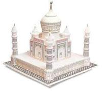 StonKraft - White Marble Agra Taj Mahal Tajmahal for home decor/Decoration (6" Inches)