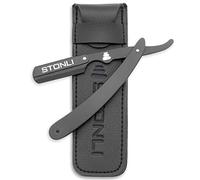 STONLI® Cut Throat Razors - Matte Black Finish Straight Razor for Men