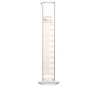 stonylab 1-Pack Graduated Cylinder, Borosilicate Glass 500 ml Heavy Wall Graduated Glass Measuring Cylinder