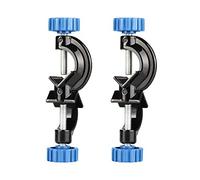 StonyLab 2-Pack Adjustable Bosshead Clamp Holder, Lab Heavy Duty Boss Head Clamp Holder Aluminum Alloy Body, up to 16mm Rods for Laboratory Use