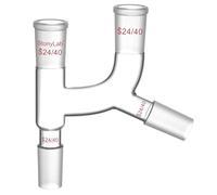 StonyLab 4 Way Claisen Distillation Adapter with 24/40 Joints Connecting Adapter Lab Supply, SL-L2L5M1R3