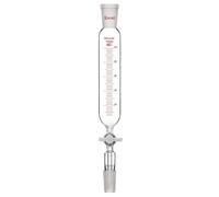 stonylab Addition Funnel, 24/40 Joint Borosilicate Glass Graduated Dropping Funnel with PTFE Stopcock for Laboratory Use, 100ml