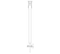 stonylab Borosilicate Glass Column Chromatography with G2 Sand Plate, 19 mm Inner Diameter, 305 mm Effective Length, 24/40 Joint