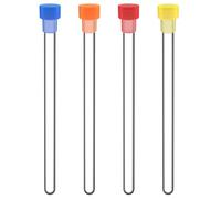 stonylab Borosilicate Glass NMR Tubes with Caps, High Temperature Resistant and Superior Seal for Laboratory Use, OD 4.9 mm Length 177 mm, 100 Pcs