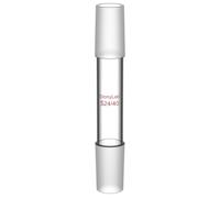 stonylab Borosilicate Glass Straight Connecting Adapter, 70 mm Between Two 24/40 Inner Joints for Laboratory
