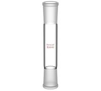 stonylab Borosilicate Glass Straight Connecting Adapter, 90 mm Between Two 24/40 Outer Joints for Laboratory