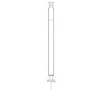stonylab Chromatography Column, 38 mm Inner Diameter, 457 mm Effective Length, G2 Sintered Disc, 24/40 Ground Joint, High Borosilicate Glass for Laboratory Use