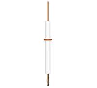 stonylab Electrode Holder Terminal, PTFE Rod for Electrode Holder PTFE Body with Plastic Protective Sleeve Electrode Holder Clamp Terminal Electrochemical Accessories
