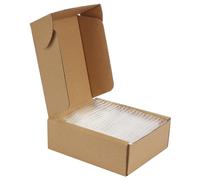 StonyLab Glass Dropper Pipettes, Thick Borosilicate Glass Dropping Pipettes 1ml Non-Graduated Liquid Transfer Pipettes for Laboratory Chemistry, Set of 100