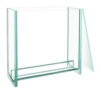 stonylab Glass Square TLC Developing Tank, Heavy Duty Borosilicate Chromatography TLC Developing Chamber with Lid for Multiple Plates Development, 200 x 200 mm