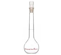 stonylab Glass Volumetric Flask Class A with Glass Stopper, Borosilicate Glass Heavy Wall Volumetric Flask Tolerance ±0.03ml, 25ml