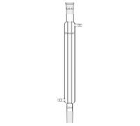 stonylab Liebig Condenser, Borosilicate Glass Liebig Condenser with 24/40 Joint, Jacket Length 300 mm, Laboratory Condensation Distillation Glassware