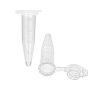 StonyLab Micro Centrifuge Tubes, 1.5ml Polypropylene Graduated Clear Plastic Centrifuge Vials with Flat-Top Snap Cap, Pack of 500 (1.5ml, 500 Packs)