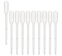 stonylab Pipette Droppers 1 ml, Graduated Plastic Transfer Pipettes for Essential Oils, Clear and Disposable, Pack of 100 (1 ml, 100 Packs)