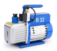 stonylab Rotary Vane Vacuum Pump, 2.5 CFM 25-30 Pa ¼ HP Single Stage Compact Vacuum Pump with Solenoid Valve for HVAC AC Refrigerant Air Tool
