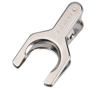 StonyLab Spherical Pinch Clamp, Stainless Steel Spherical Joint Clamp Holder with Screw Type Locking Nut for Laboratory, Size 40
