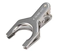 StonyLab Spherical Pinch Clamp, Stainless Steel Spherical Joint Clamp Holder with Screw Type Locking Nut for Laboratory, Size 28