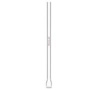 stonylab Straight Gas Dispersion Tube, High Borosilicate Glass, G2 Sand Core with 30-50μm Pore Size for Efficient Air or Gas Diffusion in Laboratory and Aquatic Applications, 10 mm