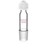 StonyLab Thermometer Inlet Adapter with 19/22 Inner Joint, 80mm Height, For Distillation Apparatus