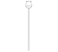 stonylab Thistle Funnel, Heavy Wall Borosilicate Glass Funnel with 250 mm Long Stem for Lab Use