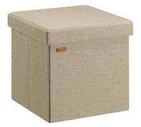 Stool Beige 38x38x38cm foldable