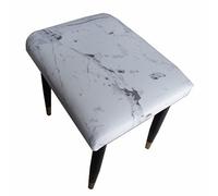 Stool Chair Cover Dressing Table Chair Seat Protector Bedroom Square Stool Covers Dust Proof Durable Simple Soft Chair Covers (Color : #11, Size : 2PC)