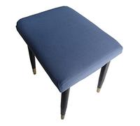 Stool Chair Cover Dressing Table Chair Seat Protector Bedroom Square Stool Covers Dust Proof Durable Simple Soft Chair Covers (Color : #21, Size : 2PC)