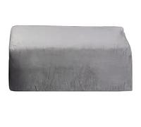 Stool Covers High Stretch Ottoman Cover with Elastic Bottom Soft Slipcover Jacquard Velvet Dark Grey/Light Gray Square Rectangle Storage Stool Cover Furniture Covers ( Color : #19 , Size : 65-90cm/26-