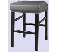 Stool Covers Rectangle 1/2/4 Pack Stretch Oilproof Waterproof PU High Chair Cover Vanity Stool Slipcover Pub Counter Bar Stool Protector Saddle Seat Cover with Elastic Bands(Dark Gray,Set of 4)