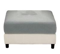 Stool Covers Square Rectangular Footstool Cover Stretch Ottoman Cover, Thicker Stretch Pouffe Cover Foot Stool Jacquard Velvet Slipcovers With Elastic Bottom, Machine Washable (Color : #11, Size : 9