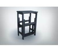 Stool Ladder Beech black Radius - 4250208614028