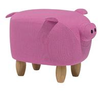 Animal Stool PIGGY Pig Fabric Pink