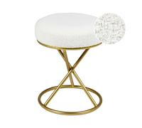 Footstool PRESHO Boucle Off-White